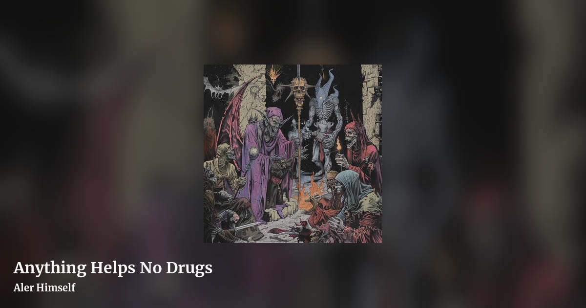 Anything Helps No Drugs by Aler Himself, landscape clean share image