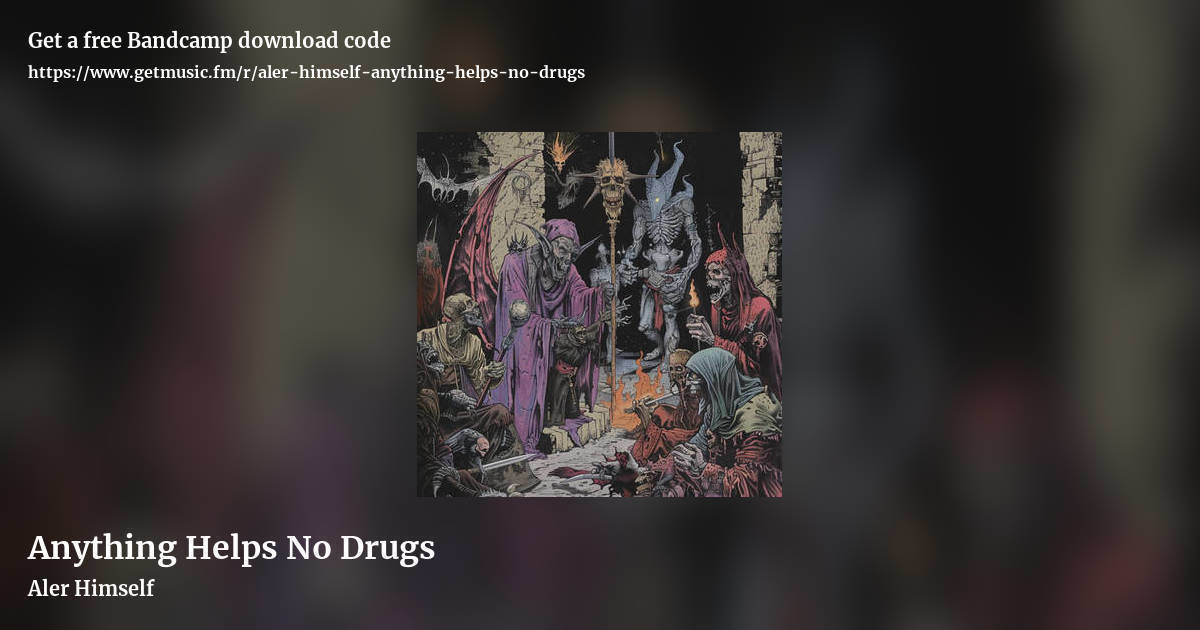 Anything Helps No Drugs by Aler Himself, landscape promo share image