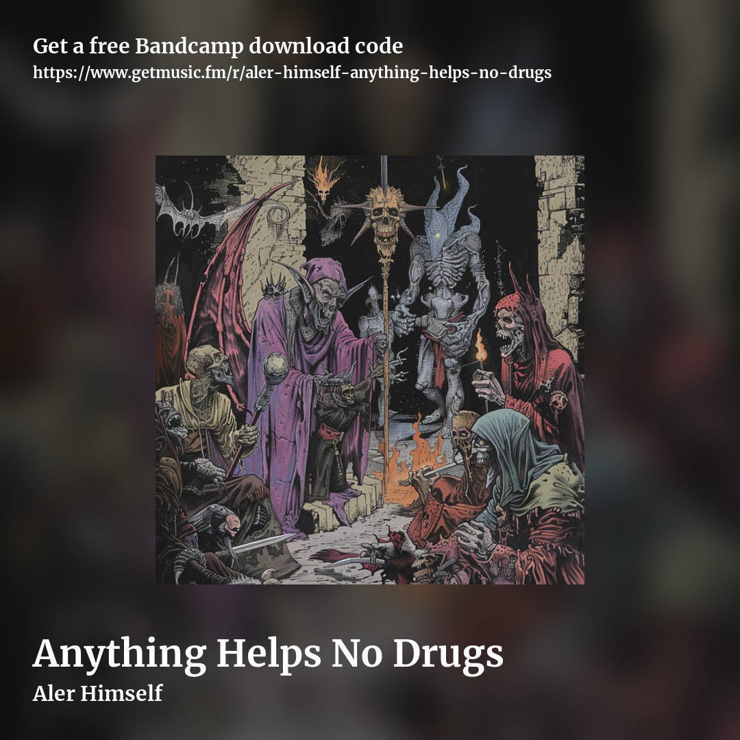 Anything Helps No Drugs by Aler Himself, square promo share image