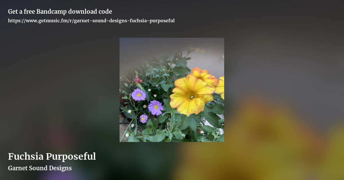 Fuchsia Purposeful by Garnet Sound Designs, landscape promo share image