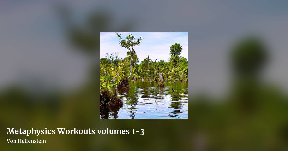 Metaphysics Workouts volumes 1​​​-​​​3 by Von Helfenstein, landscape clean share image