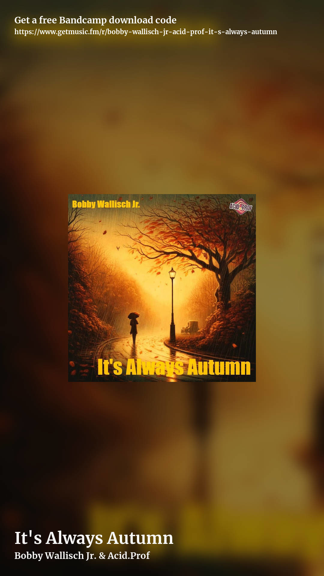 It's Always Autumn by Bobby Wallisch Jr. & Acid.Prof, story promo share image