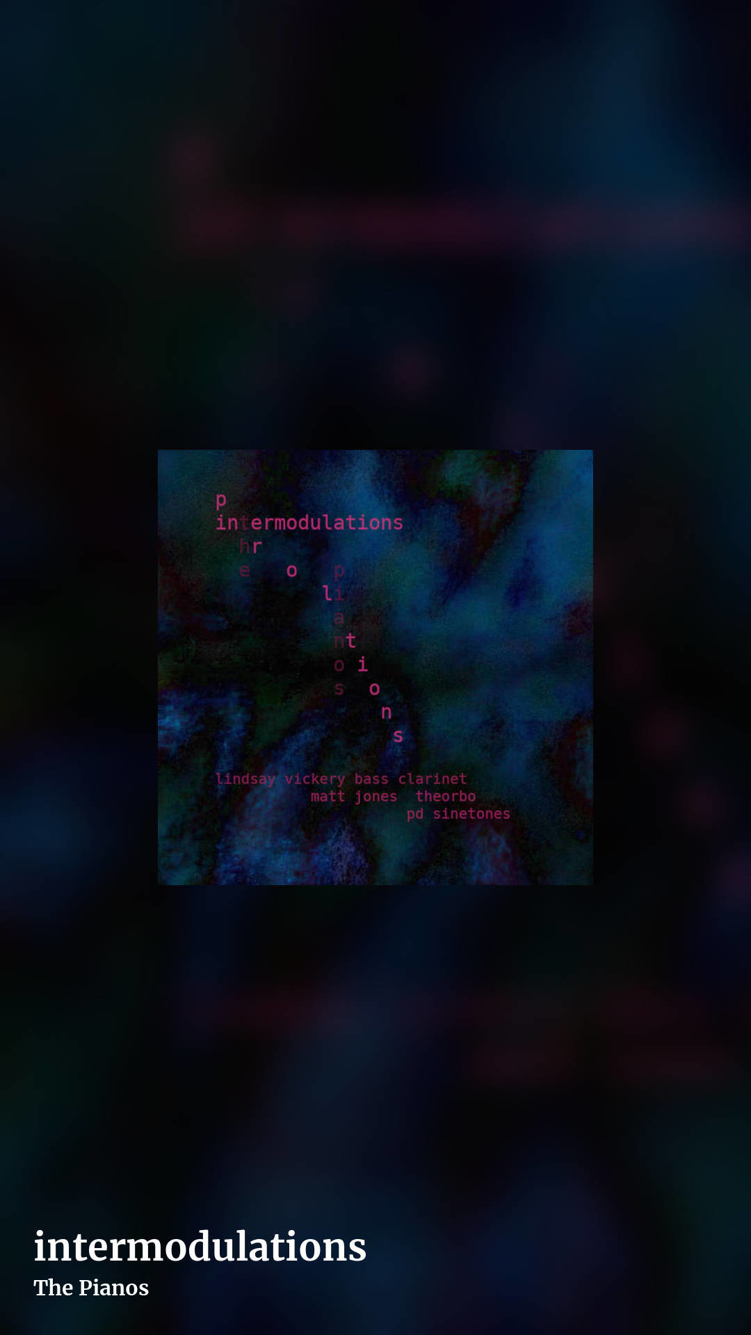 intermodulations by The Pianos, story clean share image