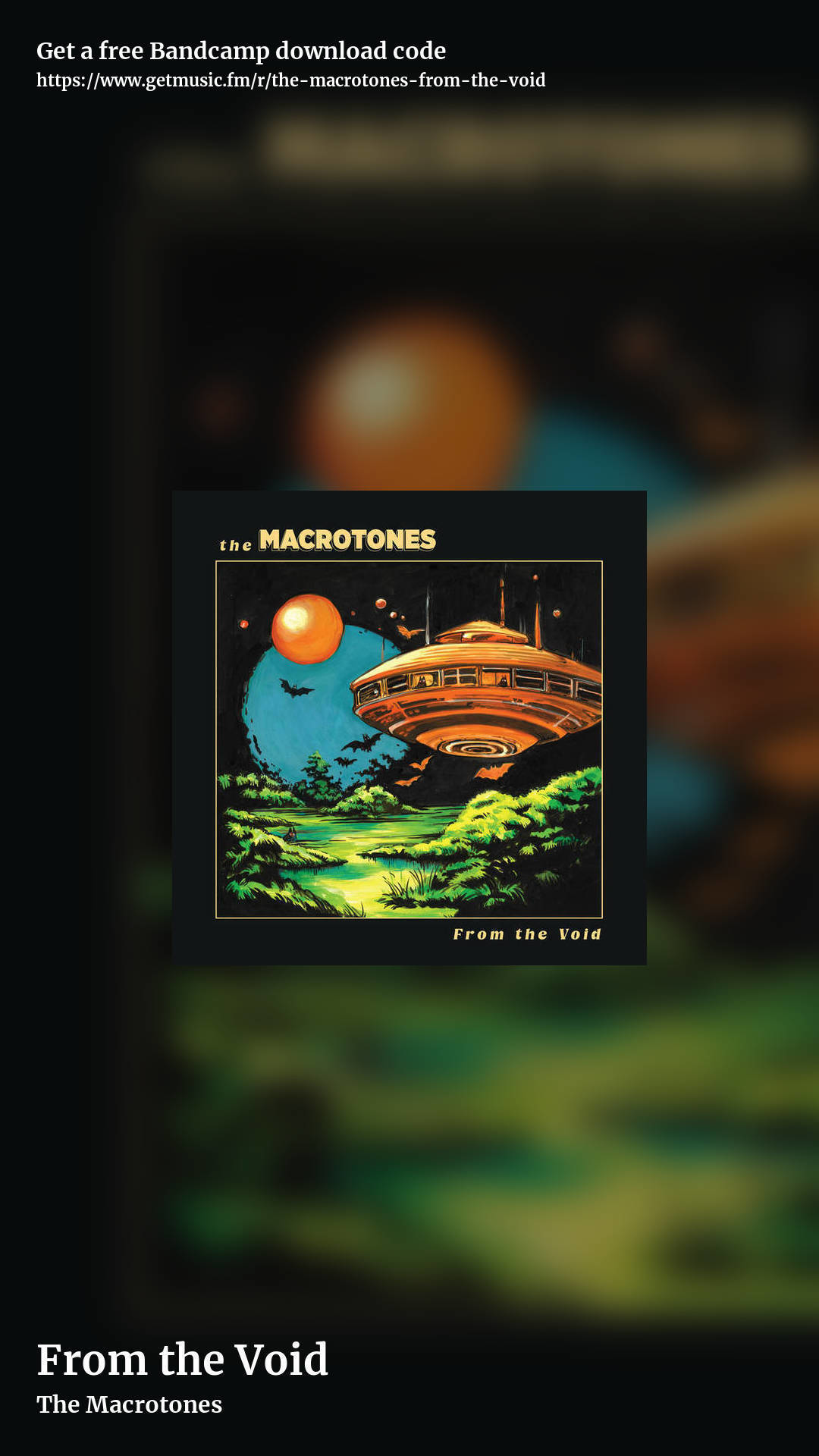 From the Void by The Macrotones, story promo share image
