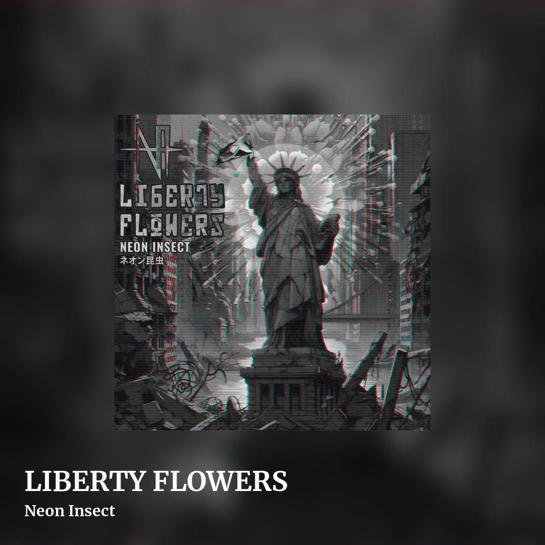 LIBERTY FLOWERS by Neon Insect, square clean share image