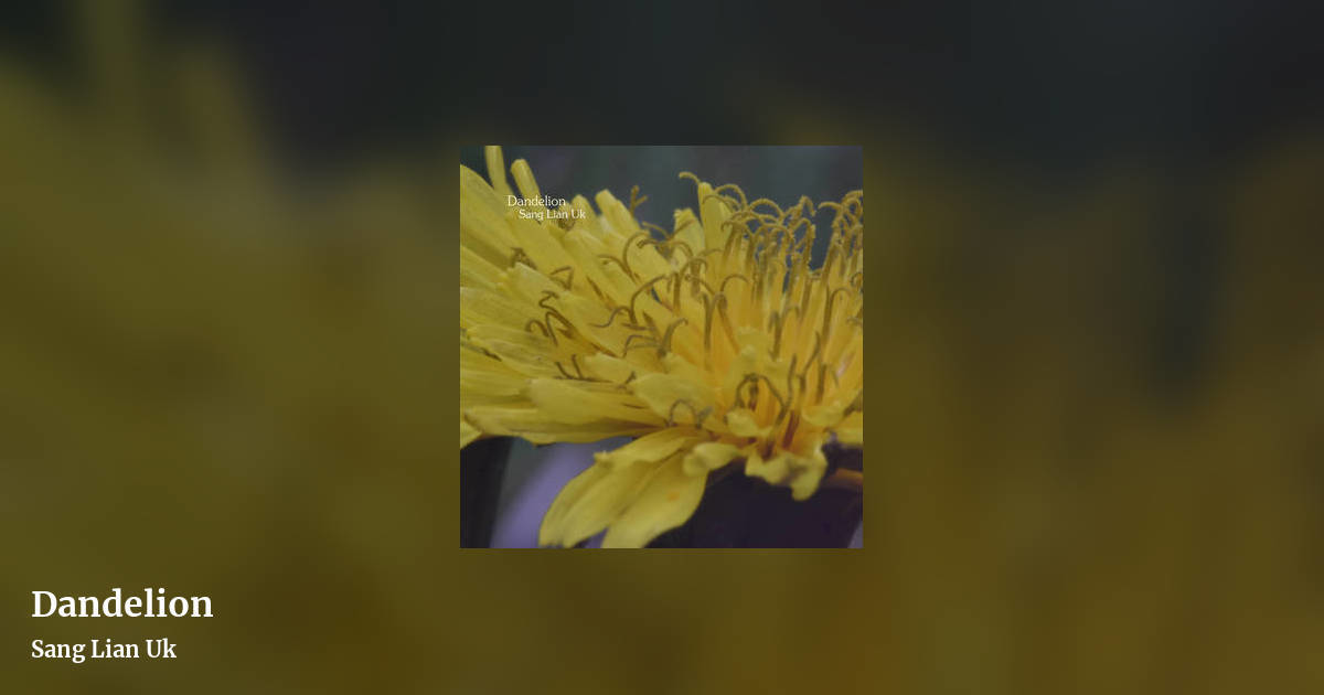 Dandelion by Sang Lian Uk, landscape clean share image