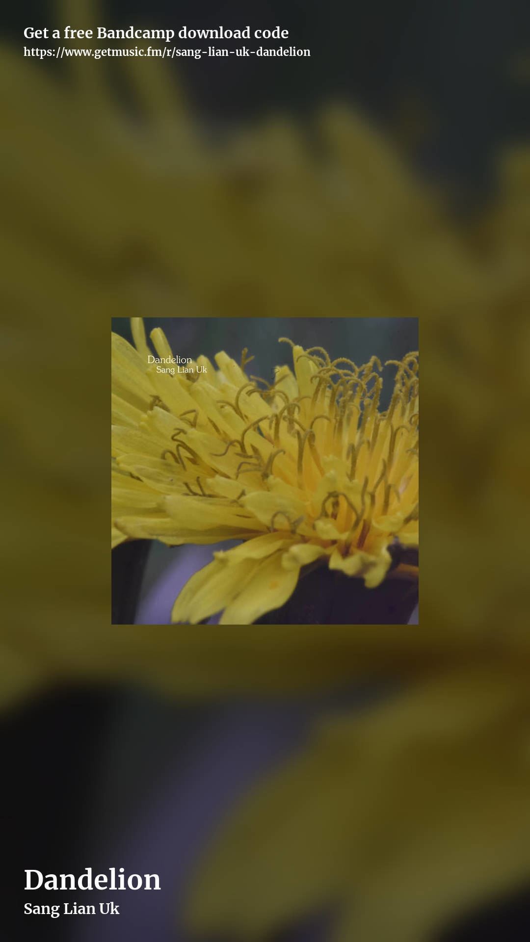 Dandelion by Sang Lian Uk, story promo share image