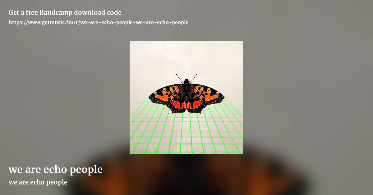we are echo people by we are echo people, landscape promo share image