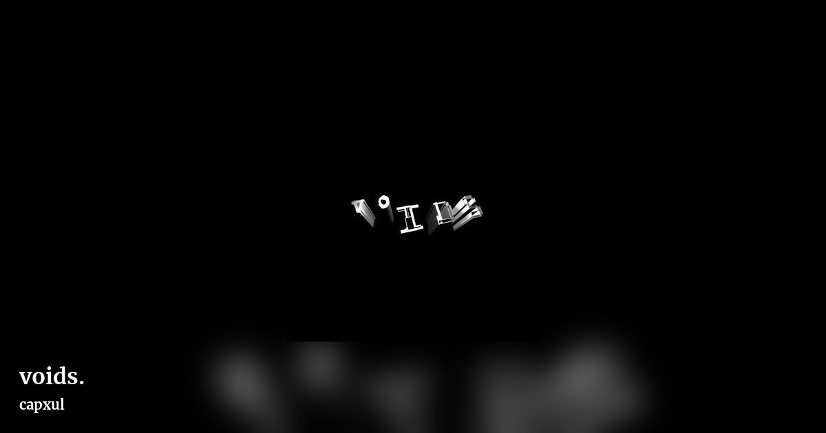 voids. by capxul, landscape clean share image