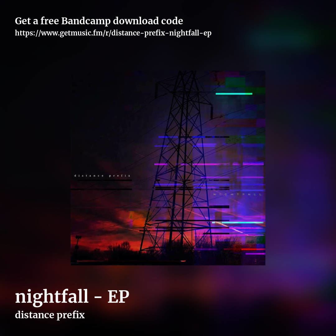 nightfall - EP by distance prefix, square promo share image