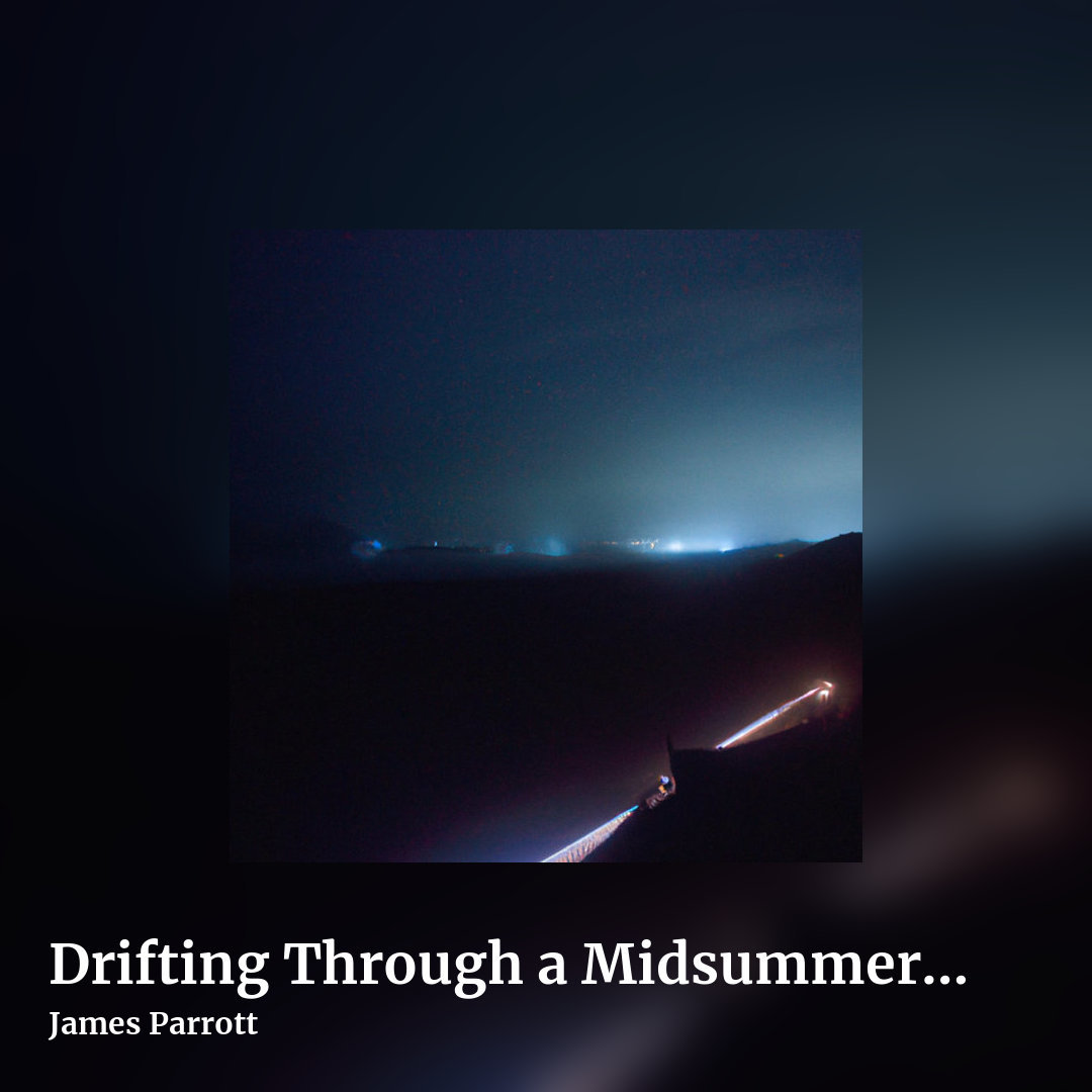 Drifting Through a Midsummer's Night by James Parrott, square clean share image