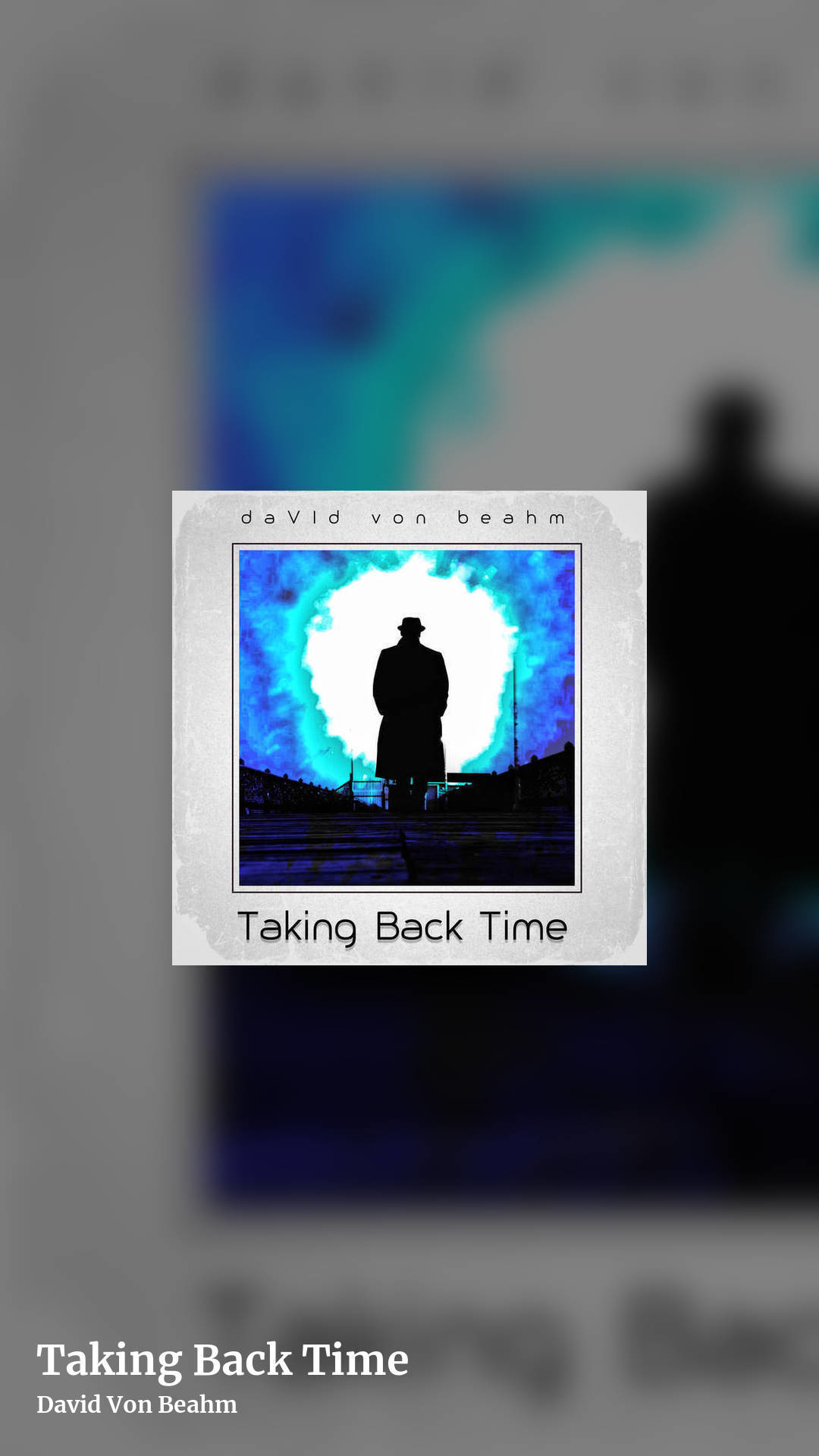 Taking Back Time by David Von Beahm, story clean share image