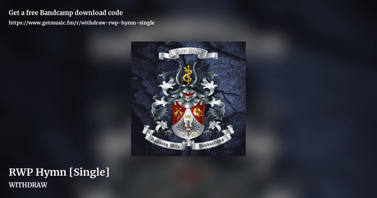 RWP Hymn [Single] by WITHDRAW, landscape promo share image