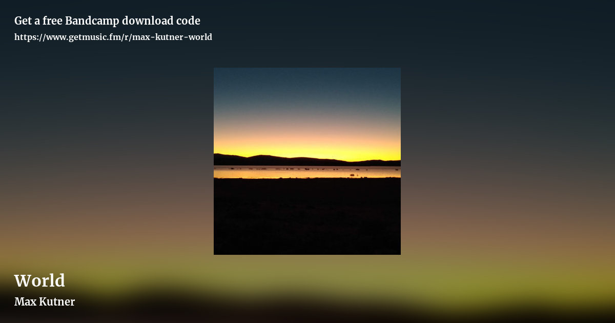 World by Max Kutner, landscape promo share image