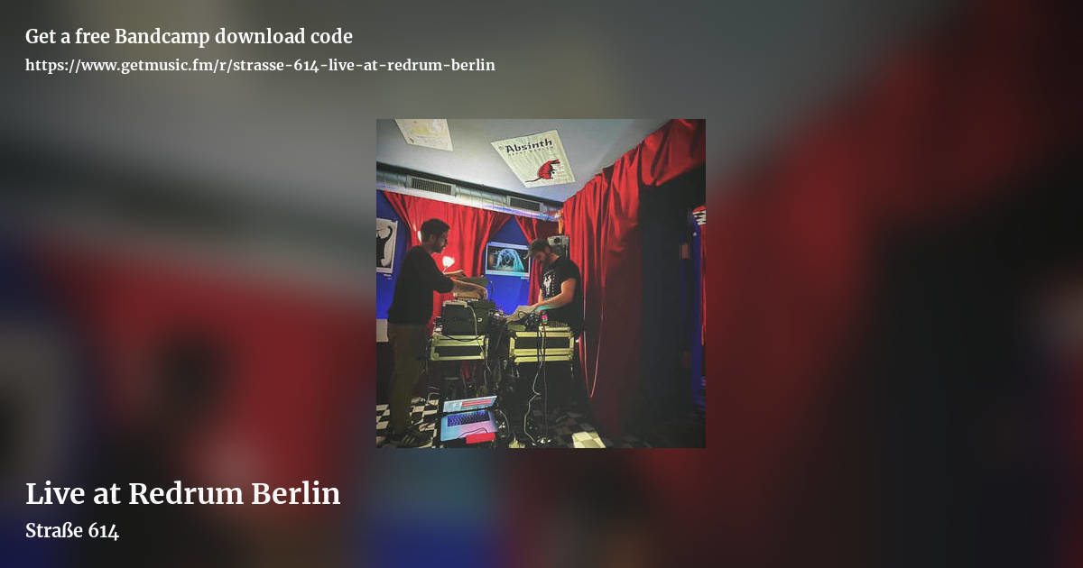 Live at Redrum Berlin by Straße 614, landscape promo share image