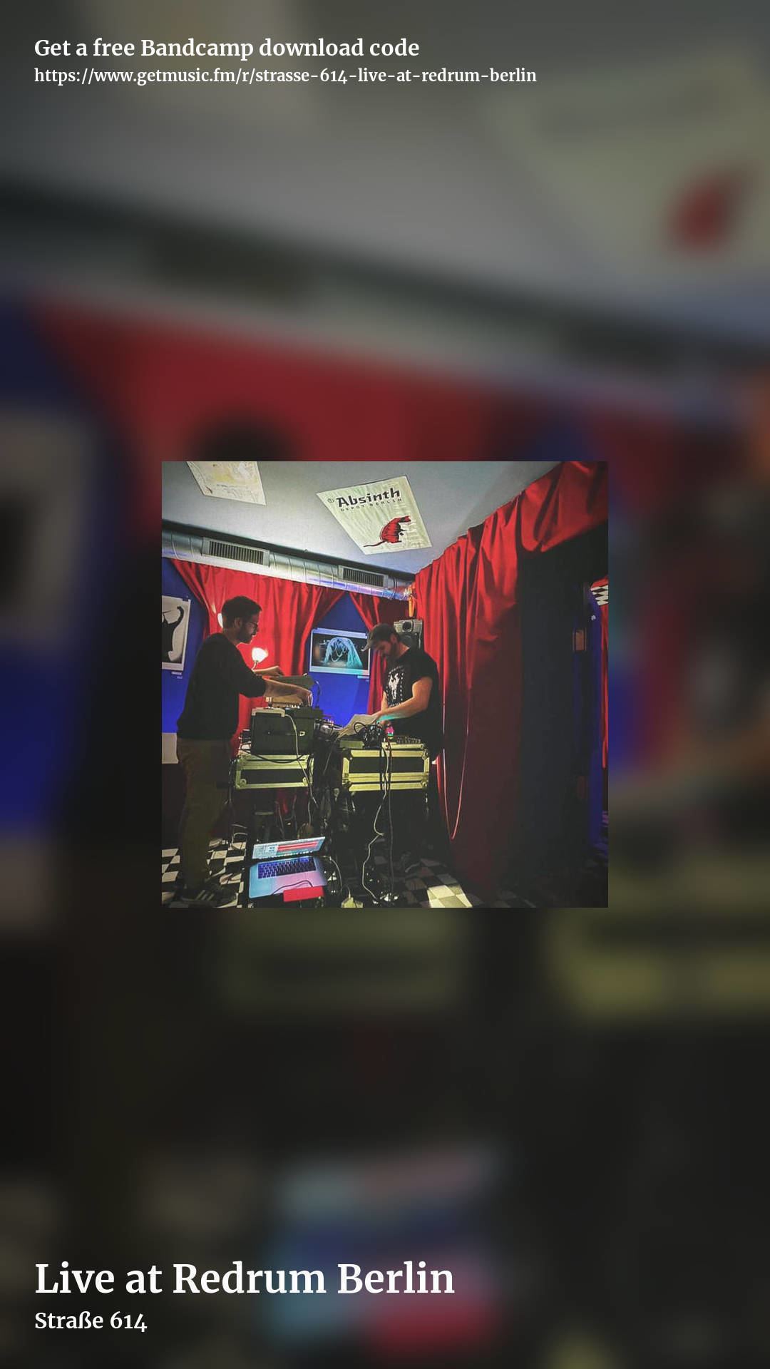 Live at Redrum Berlin by Straße 614, story promo share image