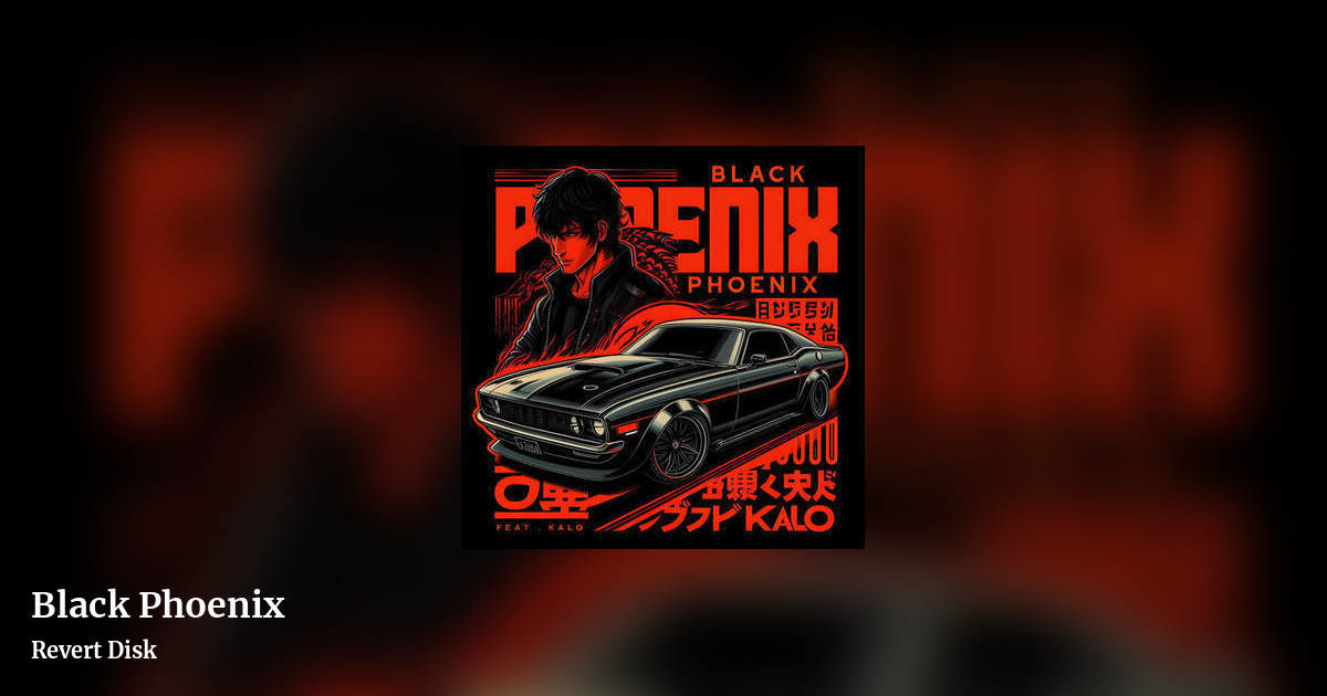 Black Phoenix by Revert Disk, landscape clean share image
