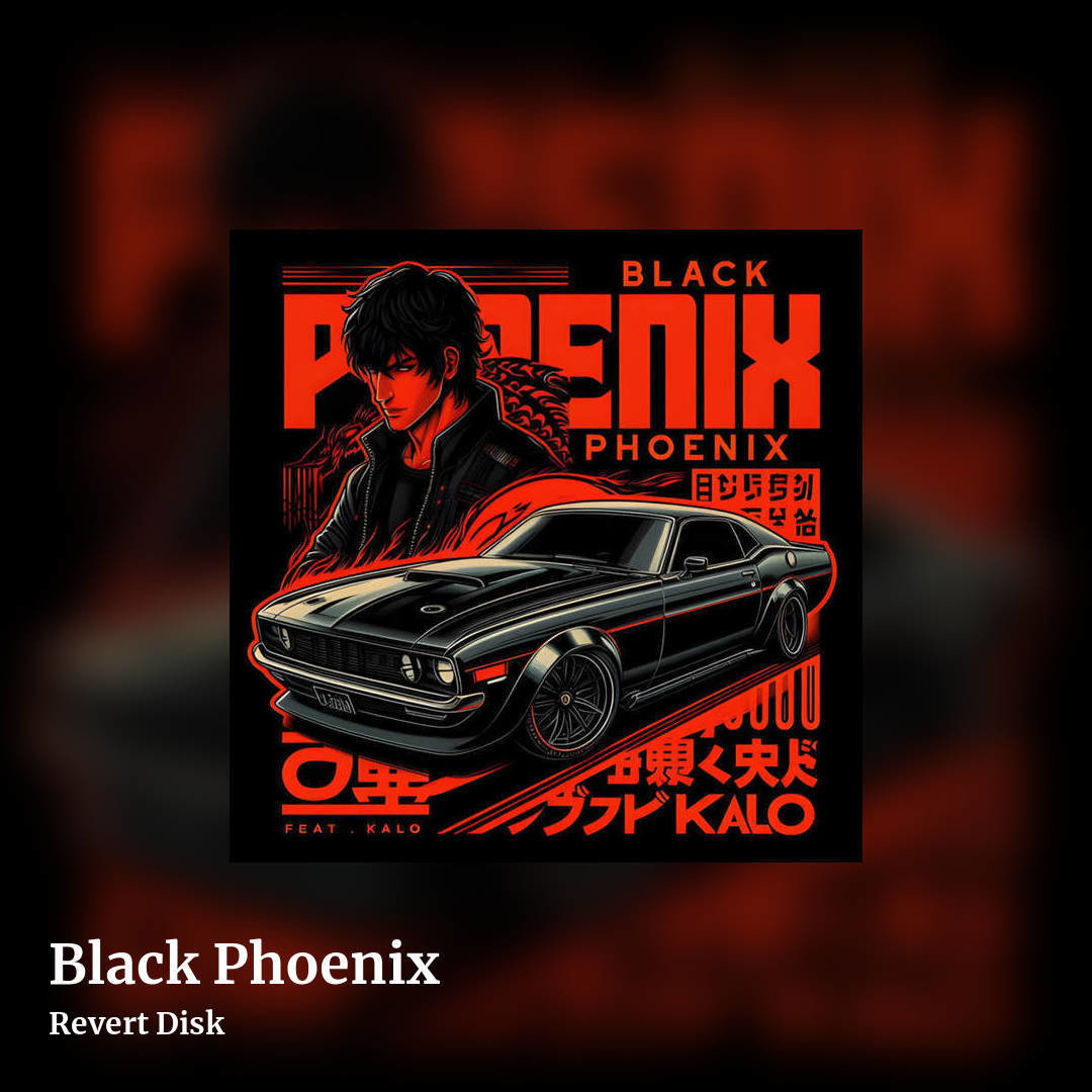 Black Phoenix by Revert Disk, square clean share image