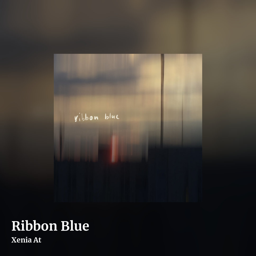 Ribbon Blue by Xenia At, square clean share image