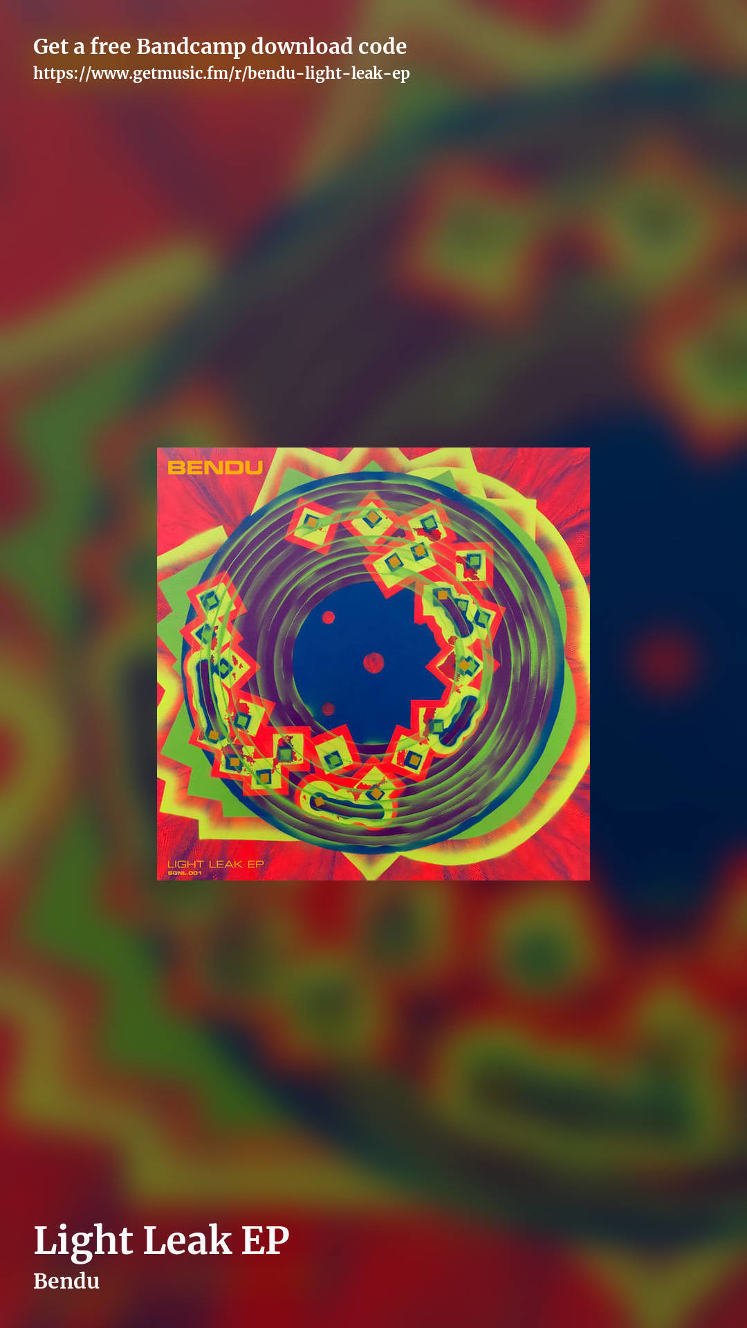 Light Leak EP by Bendu, story promo share image