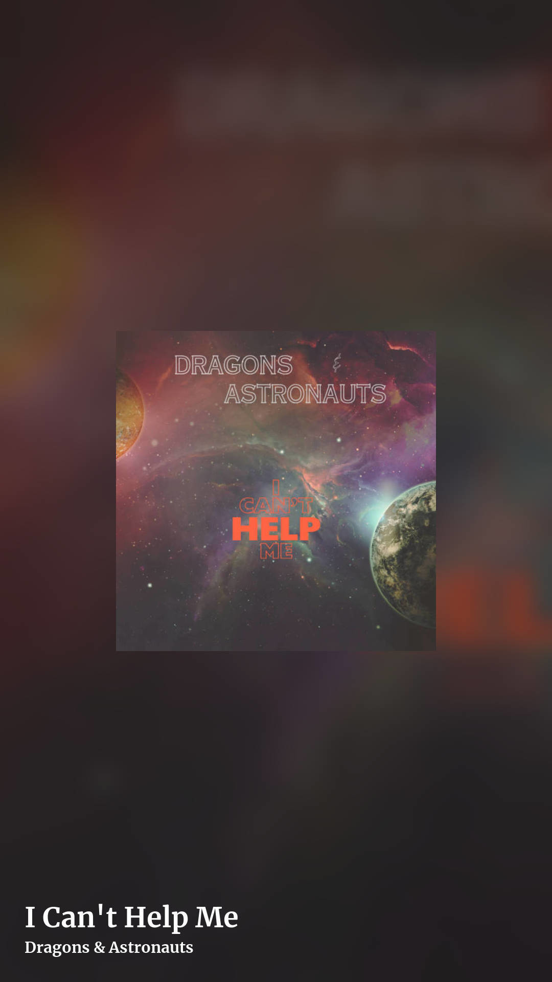 I Can't Help Me by Dragons & Astronauts, story clean share image