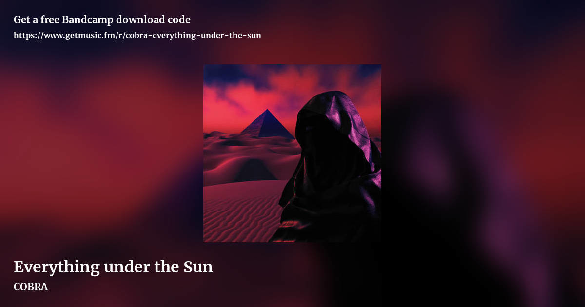 Everything under the Sun by COBRA, landscape promo share image