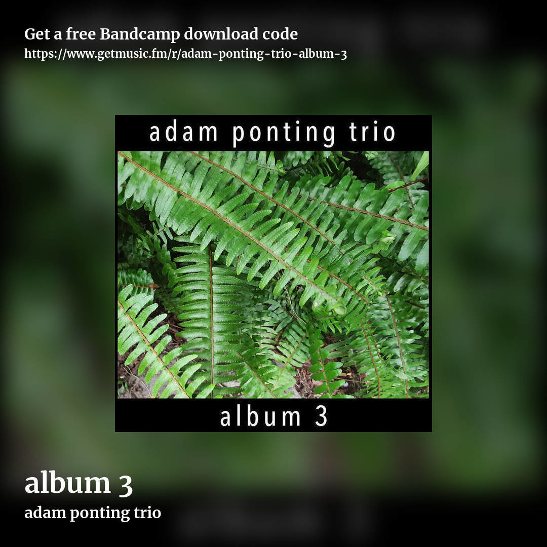 album 3 by adam ponting trio, square promo share image