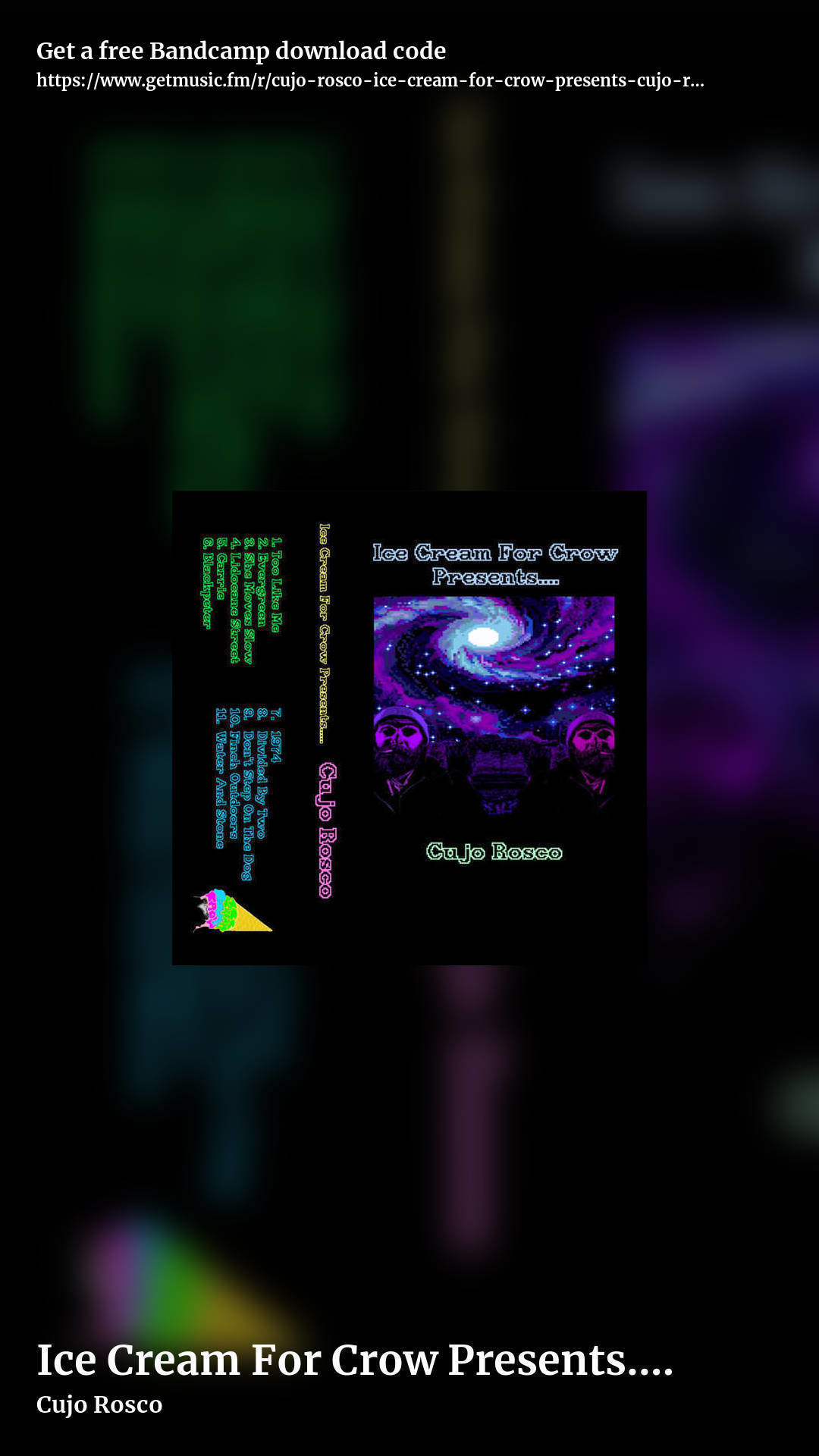 Ice Cream For Crow Presents... Cujo Rosco by Cujo Rosco, story promo share image