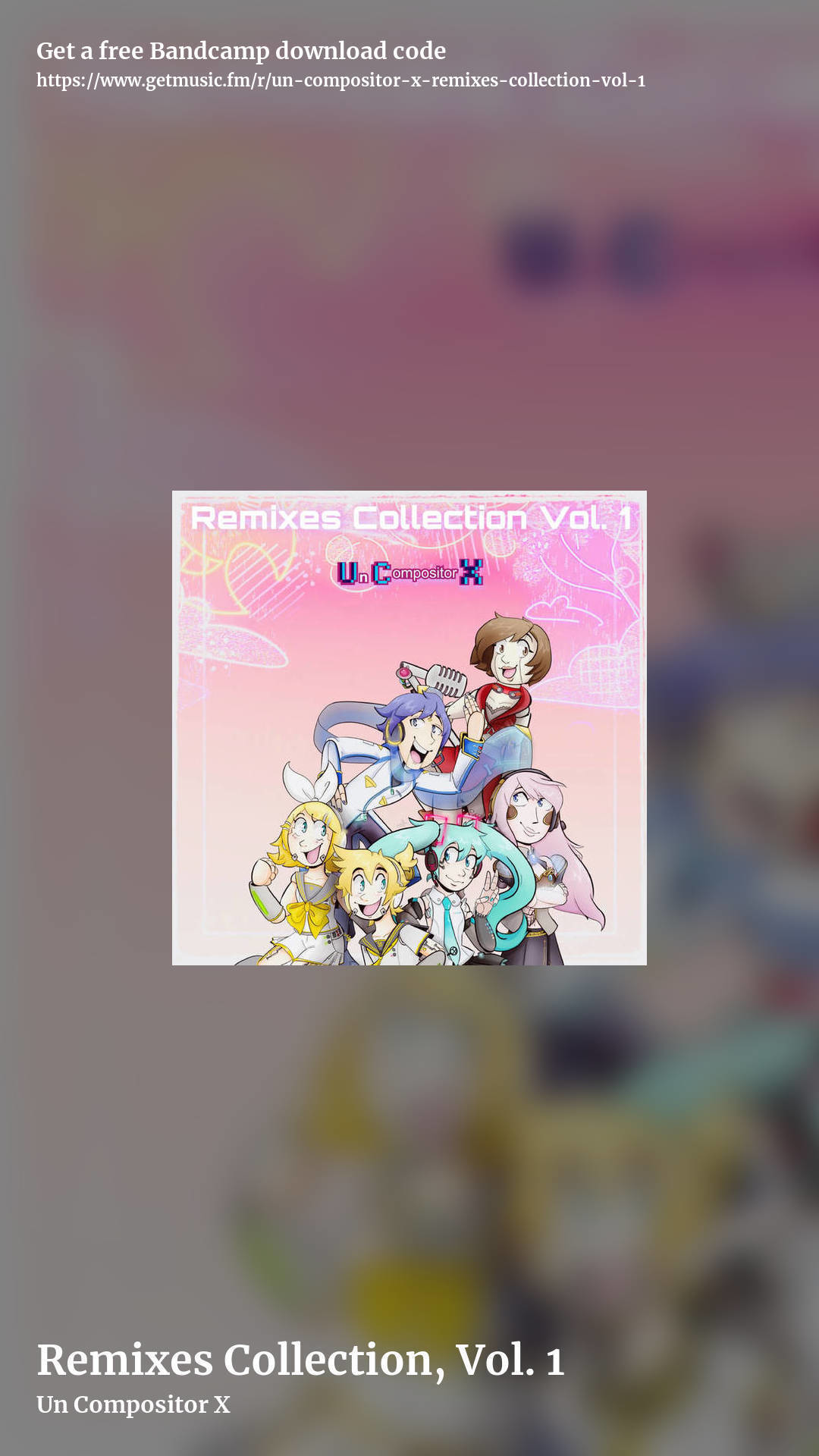 Remixes Collection, Vol. 1 by Un Compositor X, story promo share image