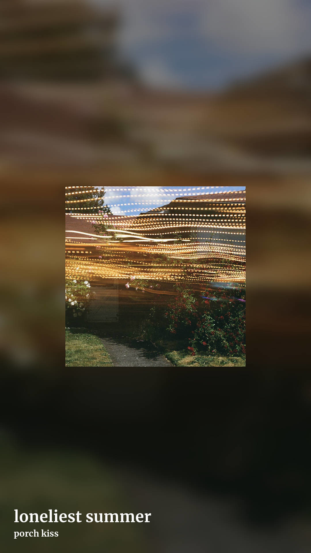 loneliest summer by porch kiss, story clean share image