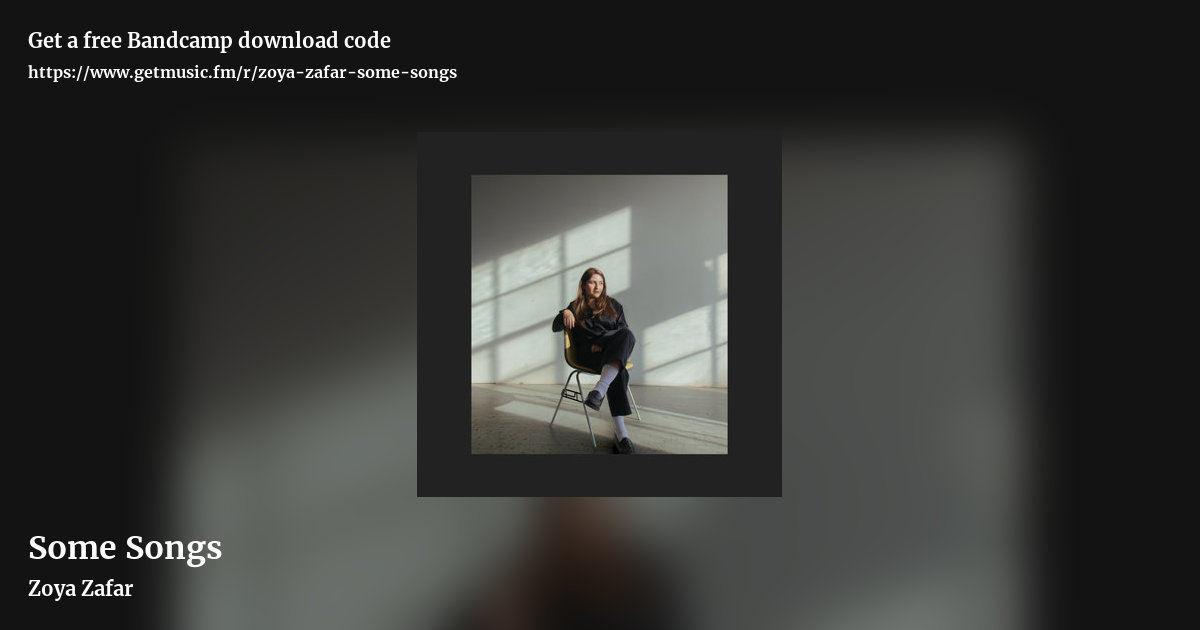 Some Songs by Zoya Zafar, landscape promo share image