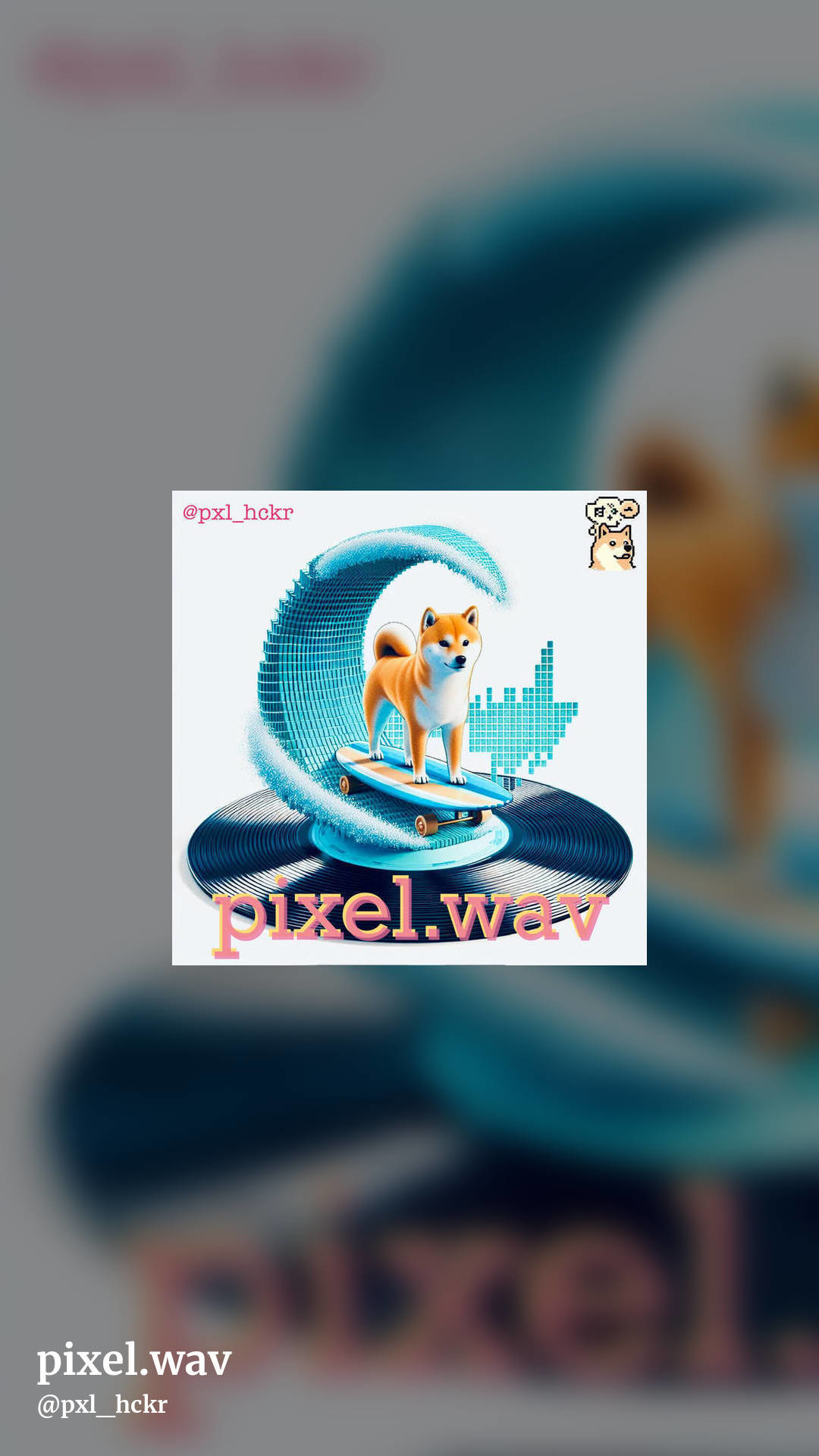 pixel.wav by @pxl_hckr, story clean share image