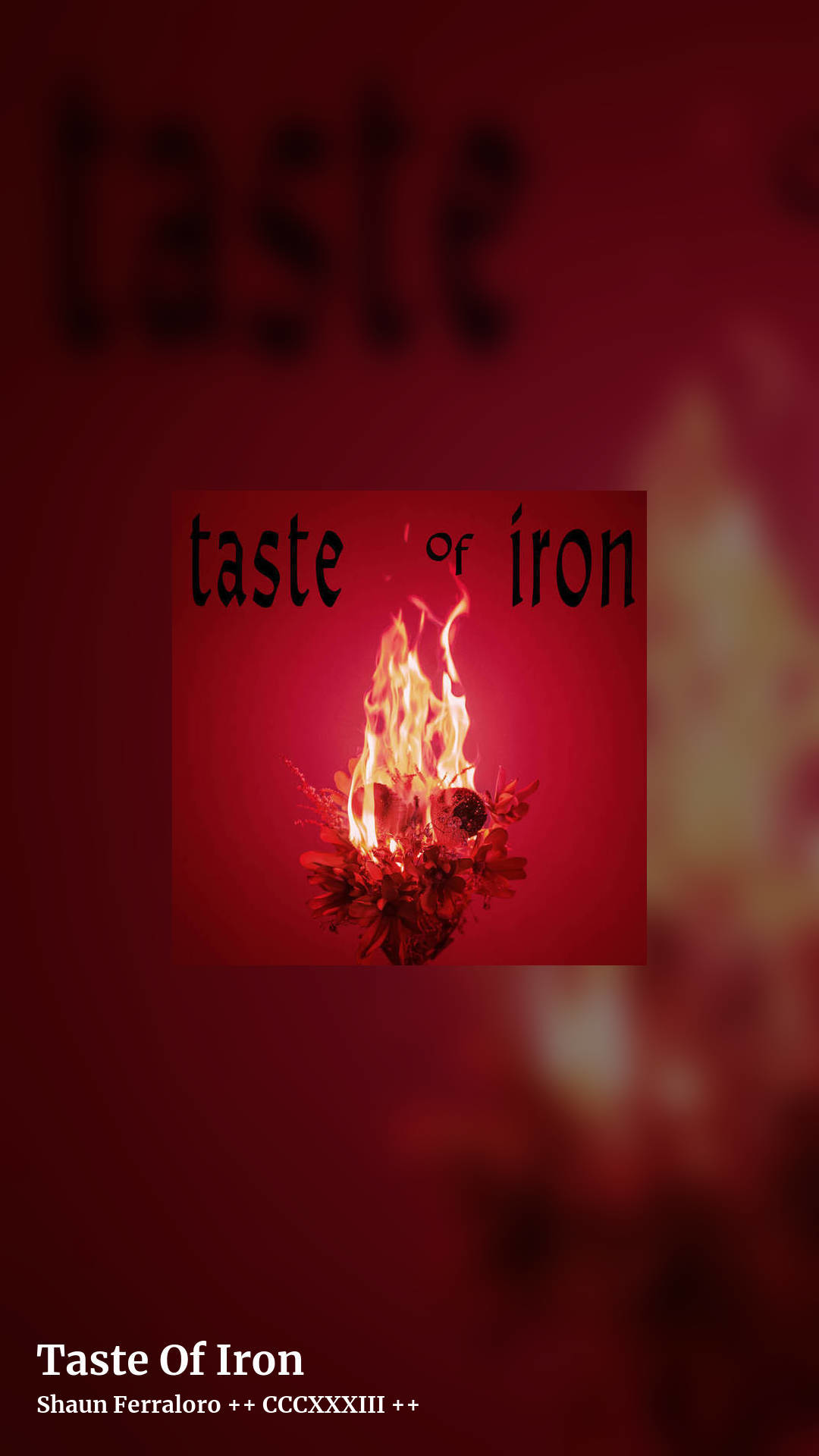 Taste Of Iron by Shaun Ferraloro ++ CCCXXXIII ++, story clean share image