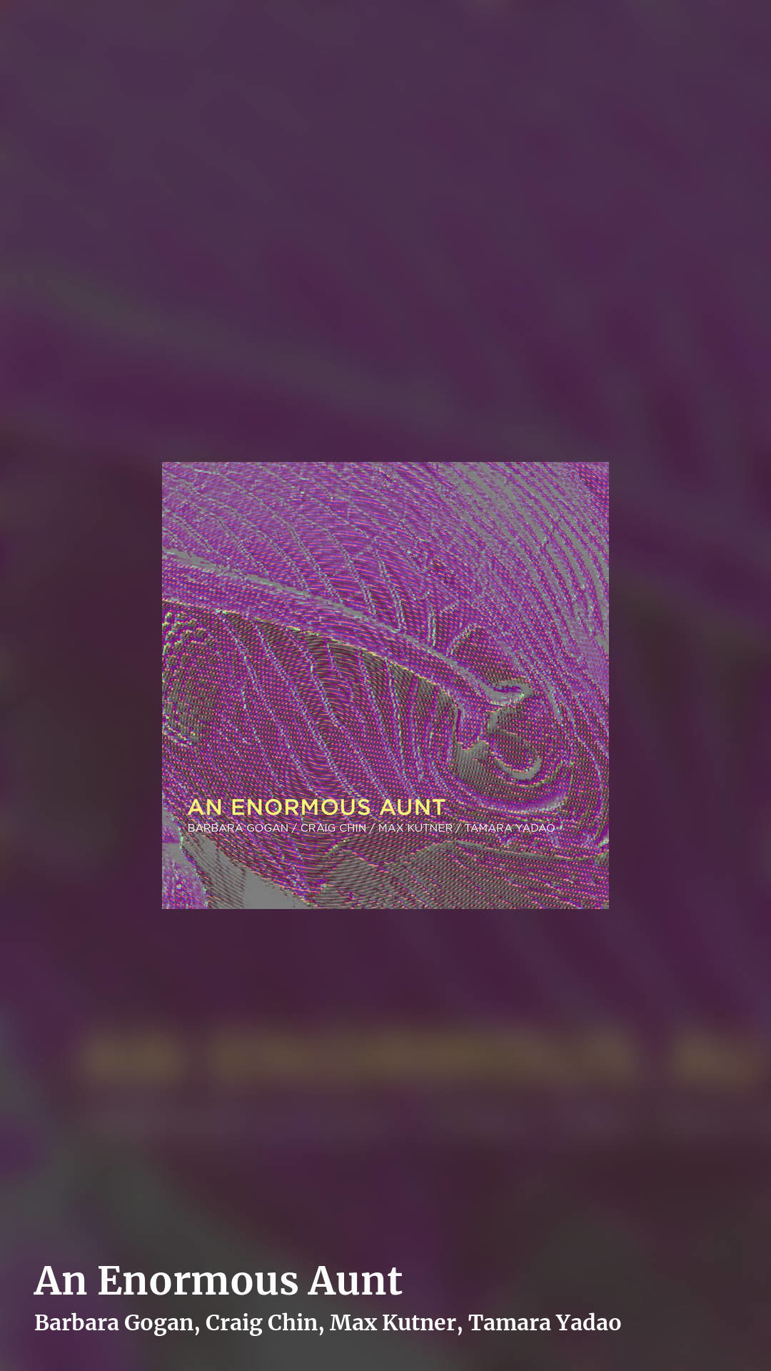 An Enormous Aunt by Barbara Gogan, Craig Chin, Max Kutner, Tamara Yadao, story clean share image