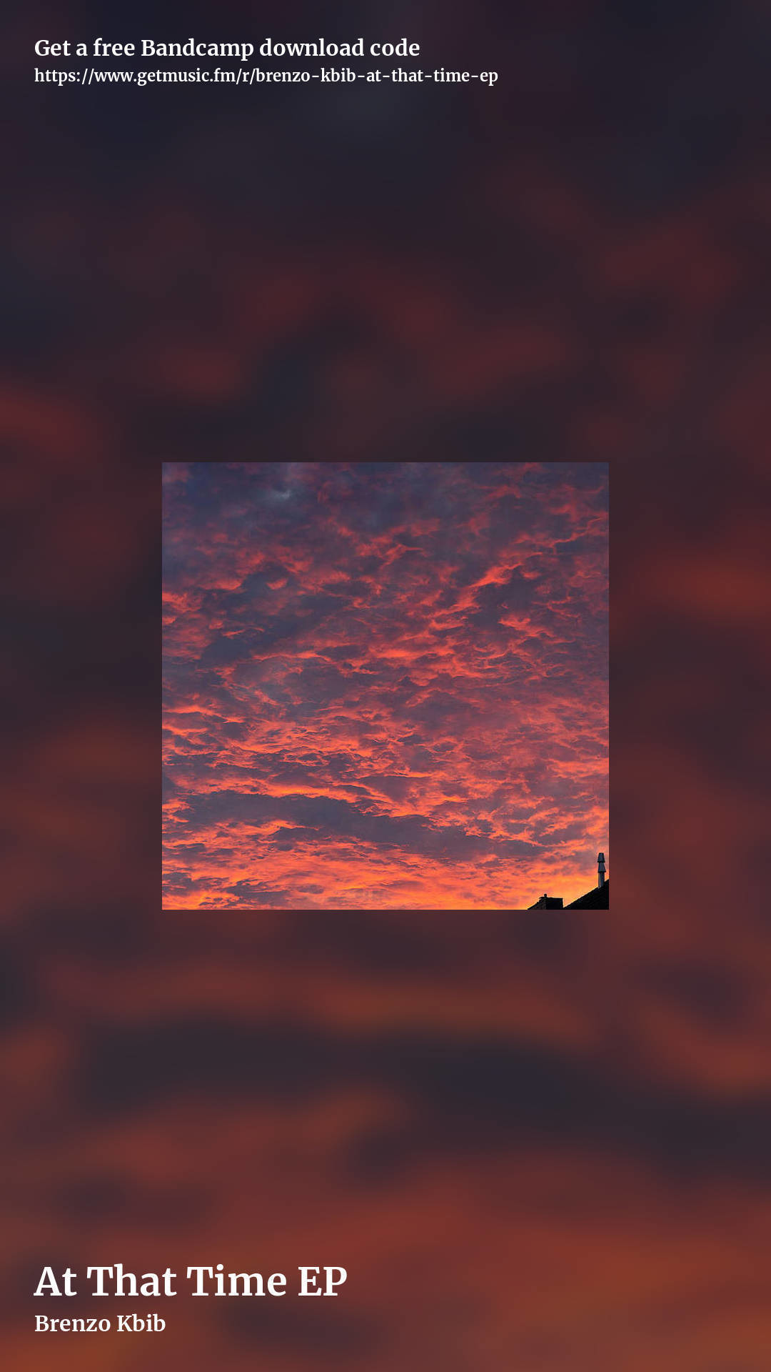 At That Time EP by Brenzo Kbib, story promo share image