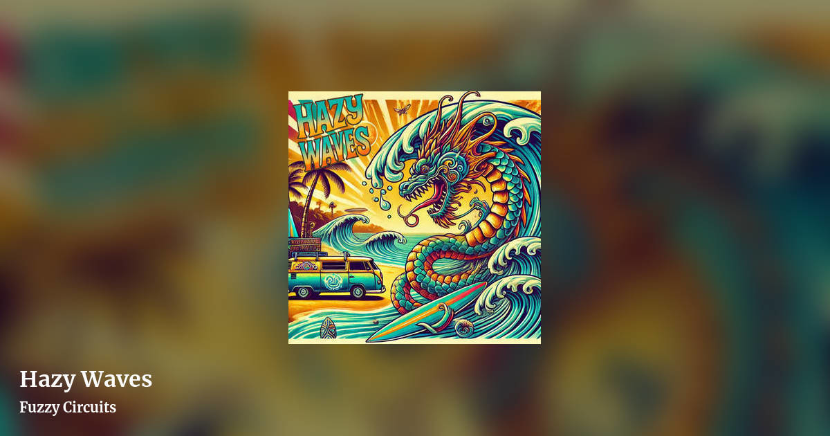 Hazy Waves by Fuzzy Circuits, landscape clean share image