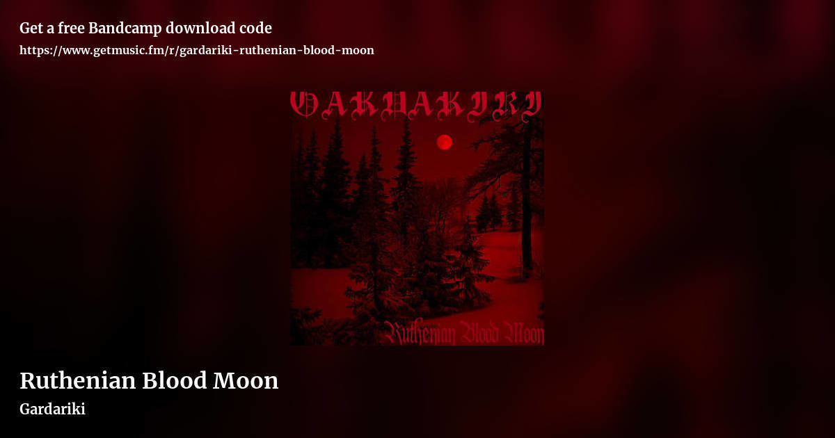 Ruthenian Blood Moon by Gardariki, landscape promo share image