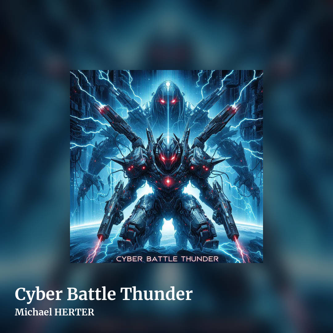 Cyber Battle Thunder by Michael HERTER, square clean share image