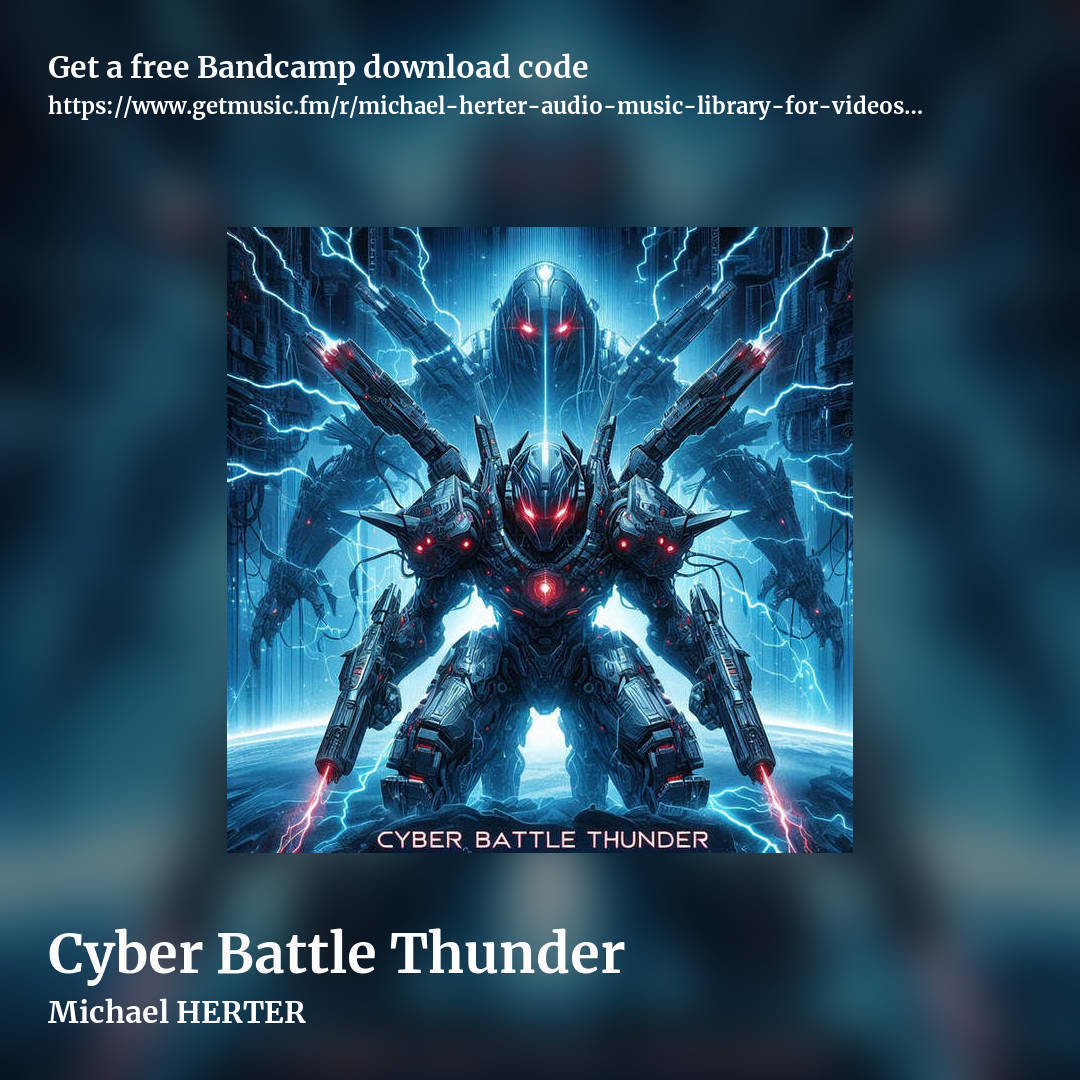Cyber Battle Thunder by Michael HERTER, square promo share image
