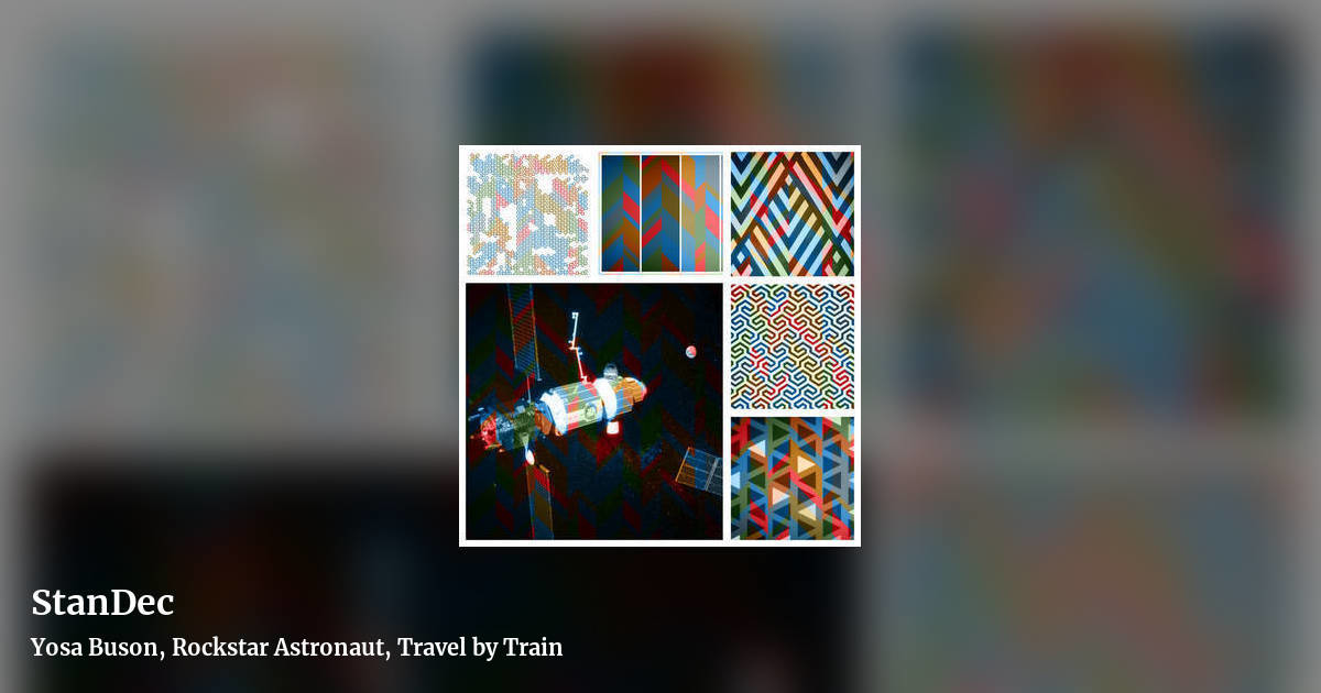 StanDec by Yosa Buson, Rockstar Astronaut, Travel by Train, landscape clean share image