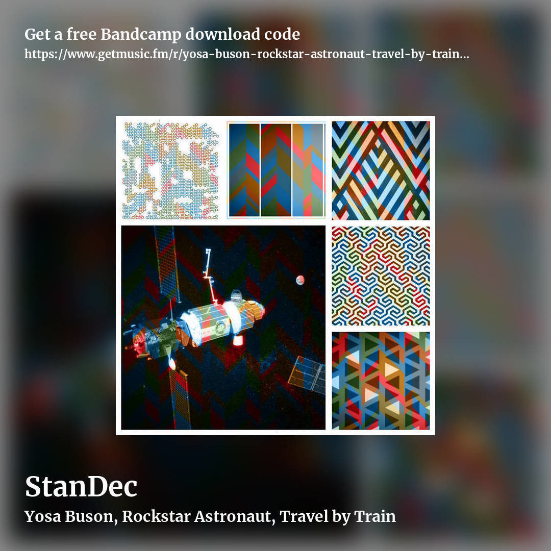 StanDec by Yosa Buson, Rockstar Astronaut, Travel by Train, square promo share image