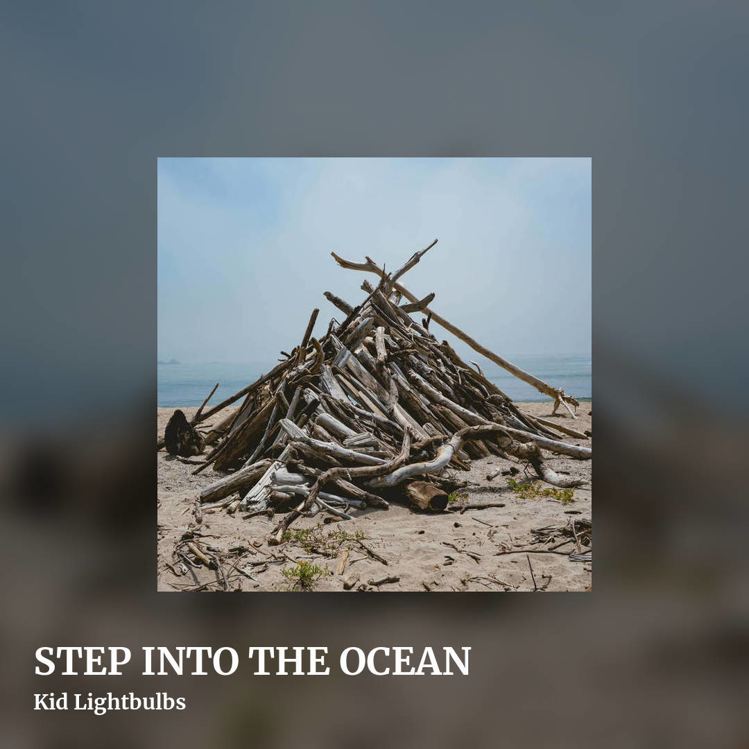 STEP INTO THE OCEAN by Kid Lightbulbs, square clean share image