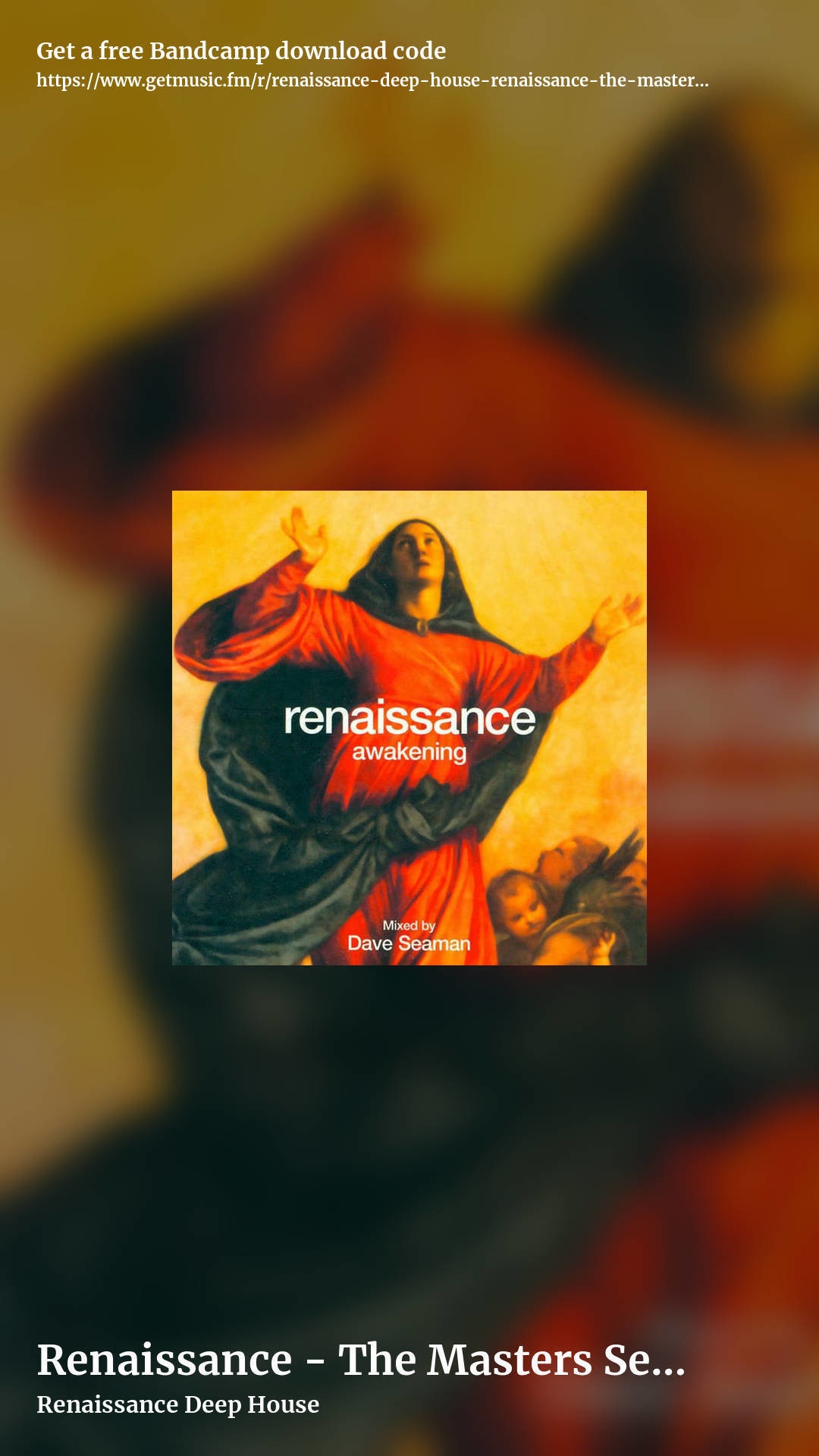 Renaissance - The Masters Series Part One Awakening by Renaissance Deep House, story promo share image