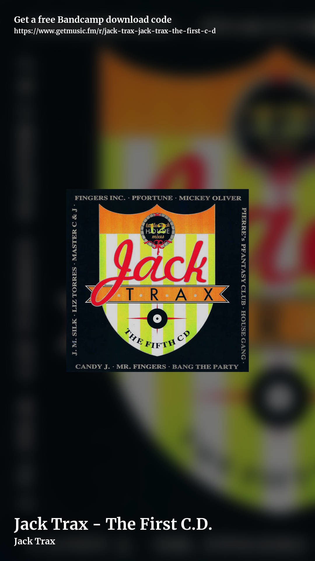 Jack Trax - The First C.D. by Jack Trax, story promo share image