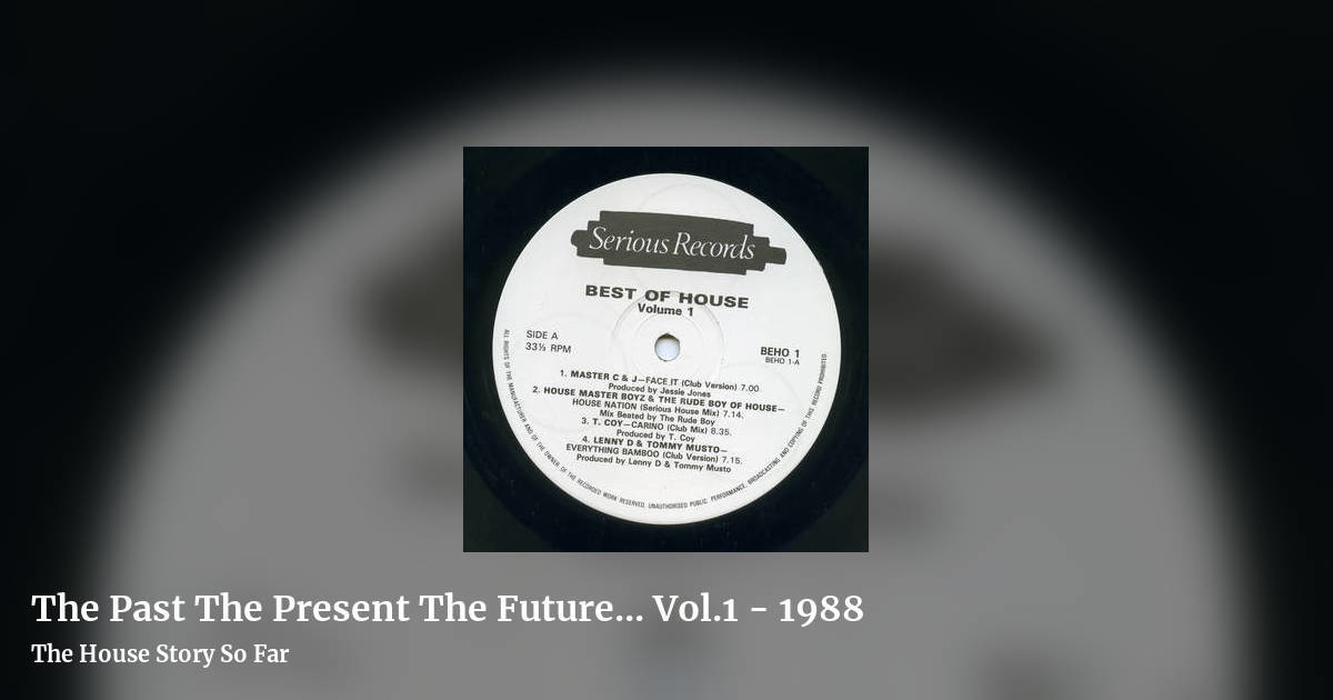 The Past The Present The Future... Vol.1 - 1988 by The House Story So Far, landscape clean share image