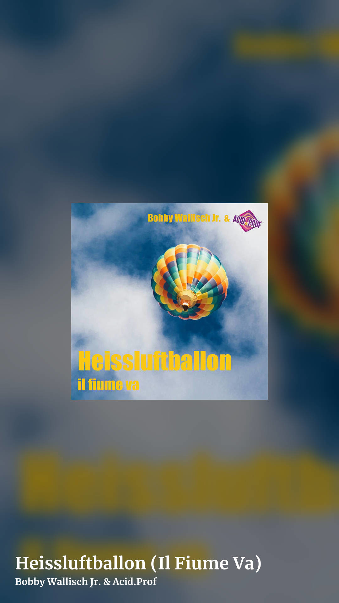 Heissluftballon (Il Fiume Va) by Bobby Wallisch Jr. & Acid.Prof, story clean share image