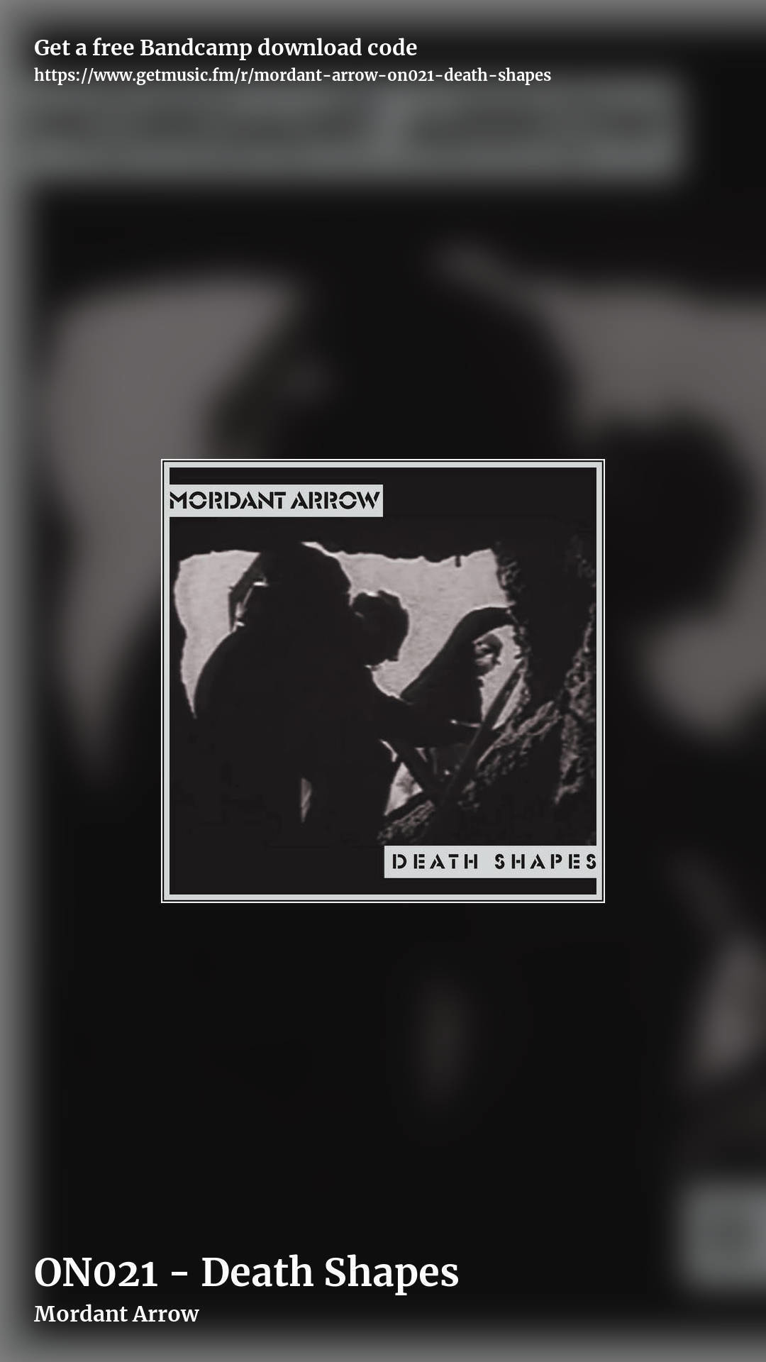ON021 - Death Shapes by Mordant Arrow, story promo share image