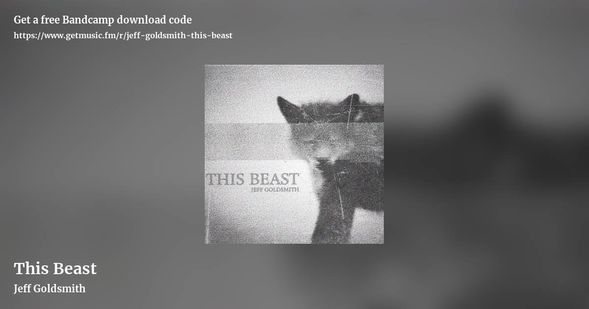 This Beast by Jeff Goldsmith, landscape promo share image