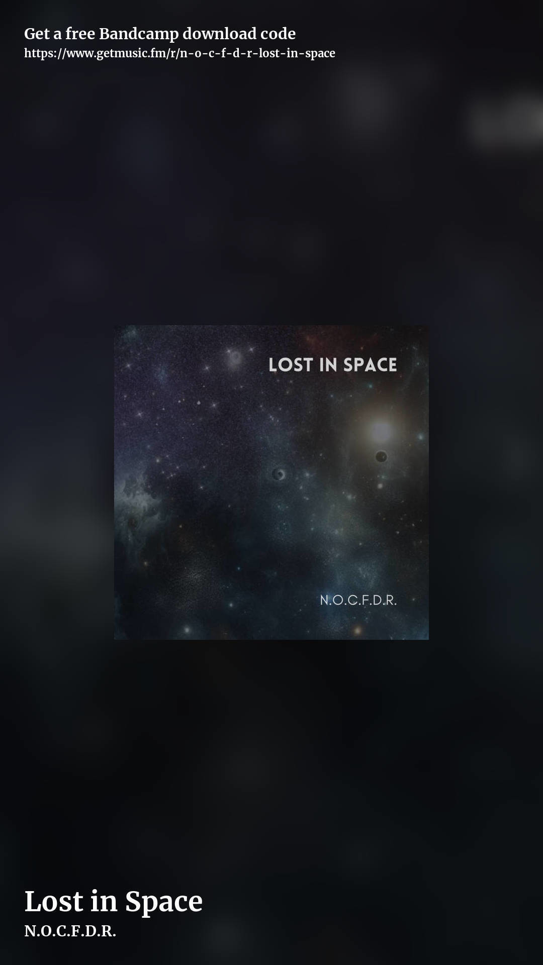 Lost in Space by N.O.C.F.D.R., story promo share image