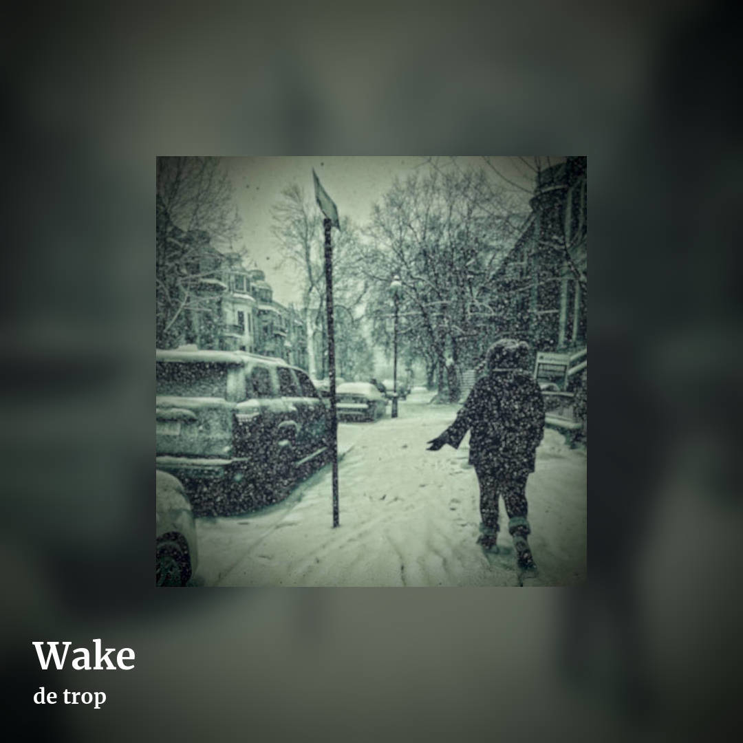 Wake by de trop, square clean share image